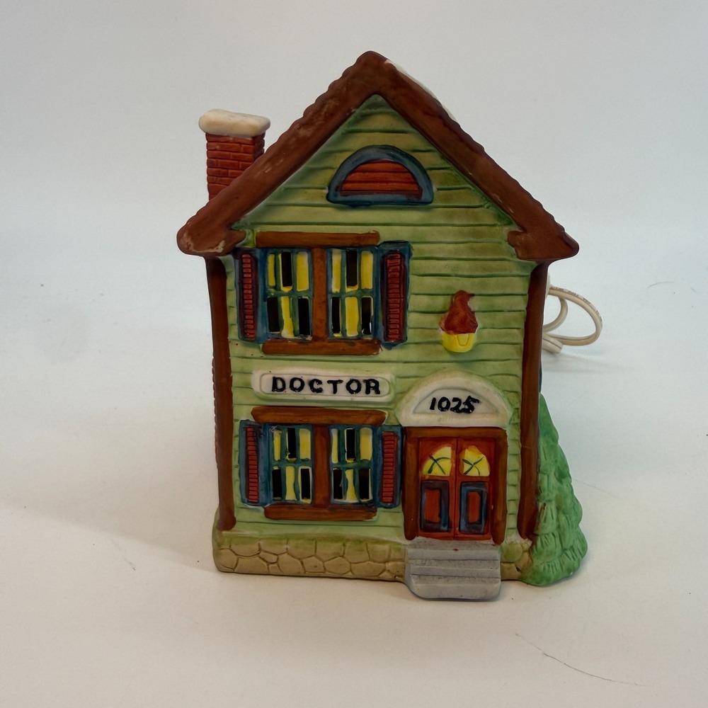 1991‎ National Decorations Christmas Collectables Porcelain Doctor's Office
